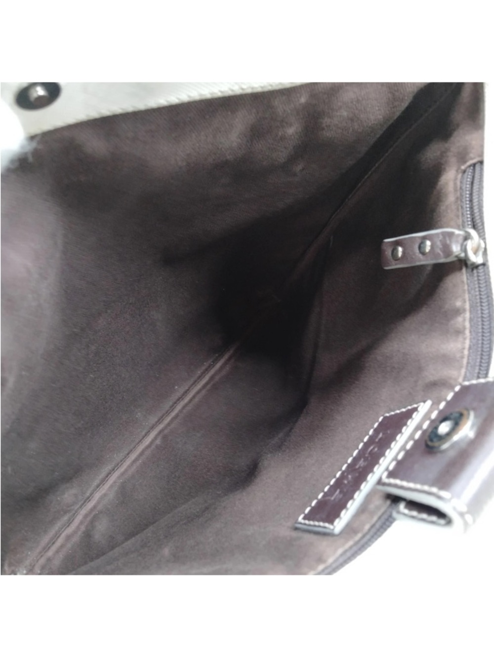 Loewe Anagram Logo White Tote - Picture 8 of 9